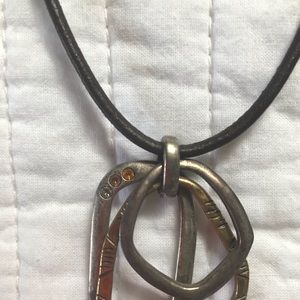 Vintage cord necklace